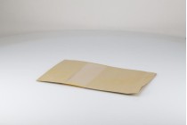 Standbodenbeutel Kraftpapier, Doy-Pack mit Sichtfenster, Druckverschluss und innere und äußere transparente Auskleidung, 200x50x300mm -100 Stücke Standbodenbeutel Kraftpapier, Doy-Pack mit Sichtfenster, Druckverschluss und innere und äußere transparente Auskleidung, 200x50x300mm -100 Stücke
