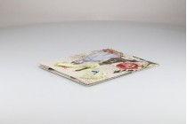 Geschenktasche laminiert mit Henkel aus Satin ''Eiffel'' 210x100x260 mm