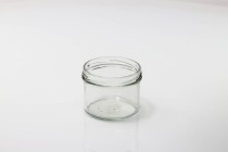 Barattolo in vetro trasparente da 225 ml per miele, caramelle o candele (TO 82) - 36 pz
