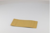 Doy Pack Kraftpapierbeutel 110x30x185 mm, mit Aluminium-Innenauskleidung, "Zip"-Verschluss und heißsiegelfähig - 50 Stück.-photo_360