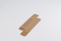 Papierschachtel mit Sichtfenster 38x38x130 - 50 Stücke