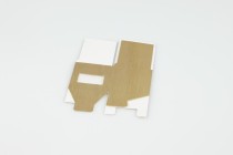 Boîte en papier marron 56 x 56 x 60 mm - 50 pcs