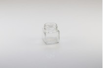 Barattolo quadrato in vetro da 50 ml e 56x45 mm senza tappo-immagine_360