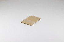 Standbodenbeutel Kraftpapier, Doy-Pack, mit Sichtfenster, Druckverschluss und innere und äußere transparente Auskleidung, 80x30x125 mm -100 Stücke Standbodenbeutel Kraftpapier, Doy-Pack, mit Sichtfenster, Druckverschluss und innere und äußere transparente Auskleidung, 80x30x125 mm -100 Stücke