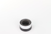 Boîte cylindrique pour flacons 100 x 75 mm en papier de couleur noire