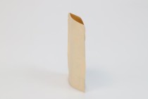 Kraftbeutel vom Typ Doy Pack, mit Reißverschlussund Fenster, Innen- und Außenfutter transparent und Möglichkeit zum Versiegeln mit Heißsiegelung 80x30x130 mm - 100 Stück
