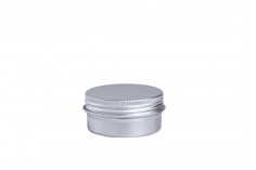 15ml aluminum cream jar - 15 pcs 