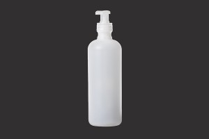 Flasche 500 ml aus Kunststoff mit Pumpe für Schampoo, halbtransparent-εικόνα_προϊοντική