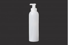 Πλαστικό στρόγγυλο μπουκάλι 250ml με αντλία