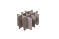 Cardboard divider for cardboards white 3-ply, 12 bottles of 700ml or 750ml