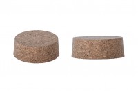 Wide natural conical Cork for jars 30x85/80 mm