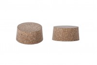 Wide natural conical Cork for jars 30x65/60 mm