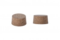 Wide natural conical Cork for jars 30x60/55 mm