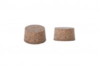 Wide natural conical Cork for jars 30x55/50 mm