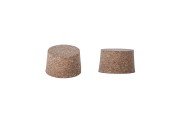 Wide natural conical Cork for jars 30x50/45 mm