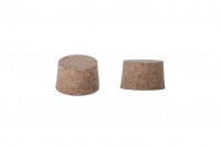 Wide natural conical Cork for jars 30x50/45 mm