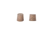 Wide natural conical Cork for jars 30x45/40 mm