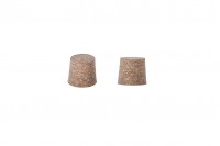 Wide natural conical Cork for jars 30x45/40 mm