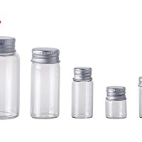 Lot De 24 Mini Bouteilles En Verre 20ml - Bouchon Aluminium Hermétique Pour Épices, Huiles, Créations DIY