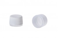 Λευκό πλαστικό πώμα με ασφάλεια PP24 - 20 τμχ