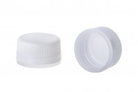 Plastic white tamper-evident cap PP 35