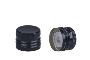 Kapak alumini me vidhosje dhe top për ndalim rrjedhjes dhe mbyllje sigurimi  PP 31.5 X 24 të zezë-εικόνα_προϊοντική