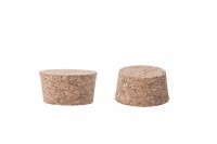 Bouchon conique naturel de dimensions 18 x 35/30 mm - pour Twist Off 43