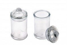 Flacon mic de sticlă 150 ml, cu capac de sticlă și închidere ermetică