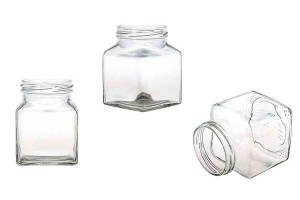 Pot carré pour miel ou café de 212 ml Twist-Off 58-1