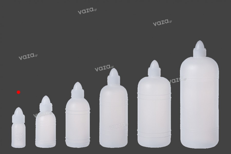 Plastic 15ml holy water bottle with cross design