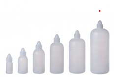 Bottiglietta di plastica per acetone da 500 ml.