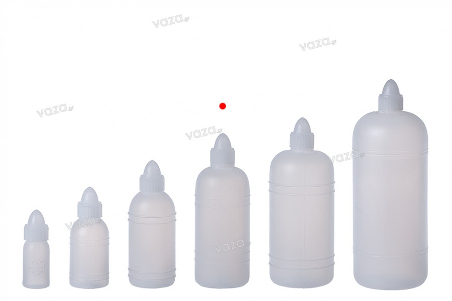 Μπουκάλι πλαστικό για ασετόν ή αγιασμό 200 ml 