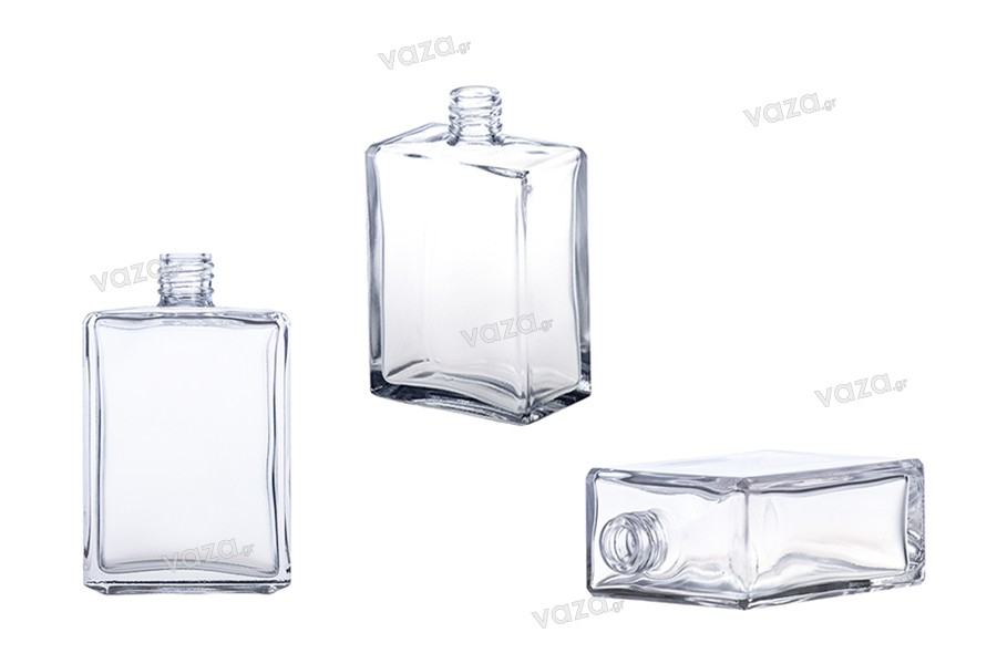 Ορθογώνια πλακέ φιάλη αρωματοποιίας 100 ml (18/415) Ορθογώνια πλακέ φιάλη αρωματοποιίας 100 ml (18/415)