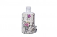 Decoupage perfume bottle with tap 500 ml *