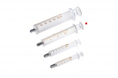 30ml perfume glass syringe with metal tip and metal dispensing needle
