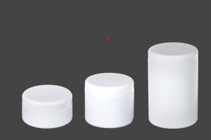 Petit pot en plastique de 500ml blanc ou transparent sans couvercle-εικόνα_σύνθεση