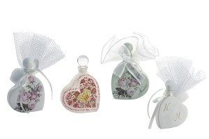 Flasche in einer Herzform für die Hochzeit oder Taufe 50 ml-εικόνα_σύνθεση