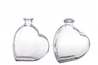 200ml heart shaped glass bottle for wedding favors