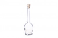 Spherical bottle 100 ml for beverages with cork F11