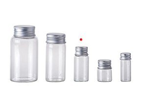 Petits flacons de 10 ml avec bouchon en aluminium en lot de 12 pièces-6