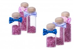 Mini 8ml glass jars for favors with cork stoppers