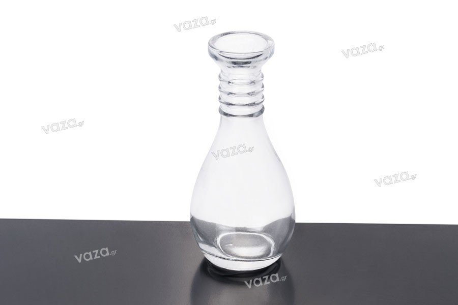 Μπουκάλι γυάλινο με στρογγυλεμένο σώμα 100 ml