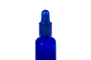 Tappo/coperchio per la pipetta in plastica in 4 colori: marrone, blu, verde e trasparente (per contagocce con tappo in alluminio)-imazh_grup