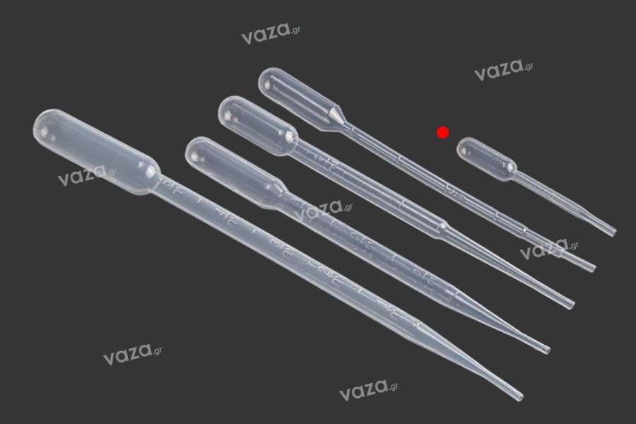 0,3ml disposable plastic transfer pasteur pipette  - available in a package with 100 pieces