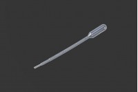 1 ml disposable graduated plastic transfer pasteur pipette  - available in a package with 100 pieces