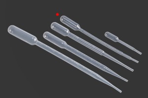 Compte-gouttes en plastique de 1 ml avec graduation - Lot de 100 pièces-3
