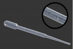 Σταγονόμετρο πλαστικό 2 ml με διαβάθμιση - Συσκευασία 100 τεμαχίων