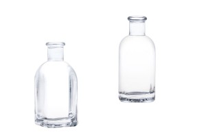 Viereckige Glasflasche 100 ml-1