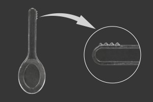 Kunststoff-Teelöffel (PE) 9,1 cm transparent - 24 Stk-2