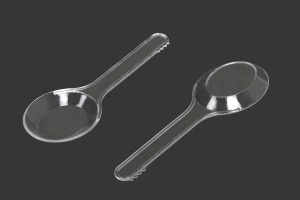 Kunststoff-Teelöffel (PE) 9,1 cm transparent - 24 Stk-1
